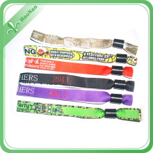 Handmade Good Price Textile Colorful Promotion Wristband
